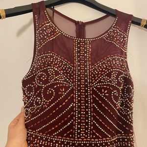 Wedding guest long dress